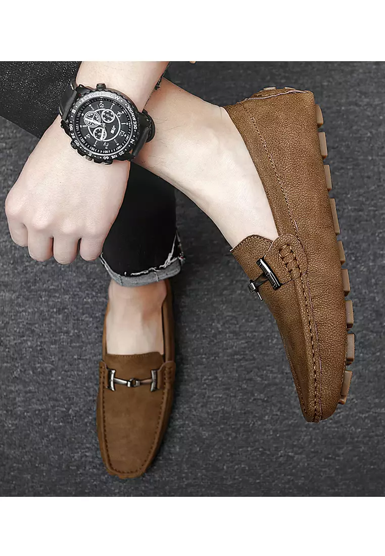 Leather Horsebit Loafers & Boat Shoes YY3022