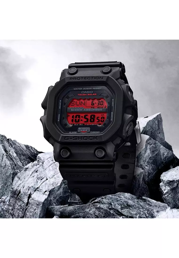 GX-56BBR-1 Men’s Digital Watch Black Resin Band