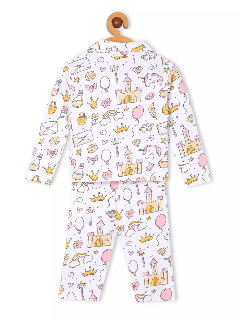 Baby and Kids Pajama Nightsuit Set- Fairy Princess