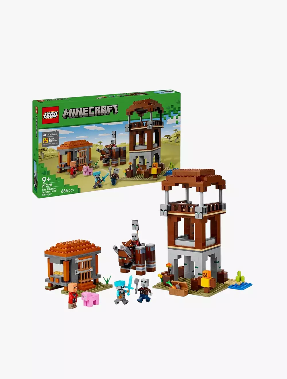 LEGO® Minecraft The Pillager Outpost and Ravager - 21278
