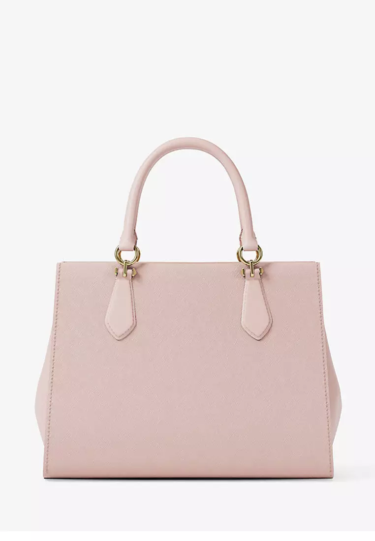 Marilyn Medium Saffiano Leather Satchel