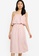 ZALORA BASICS pink Popover Midi Dress 5C9DCAA1357B2FGS_1