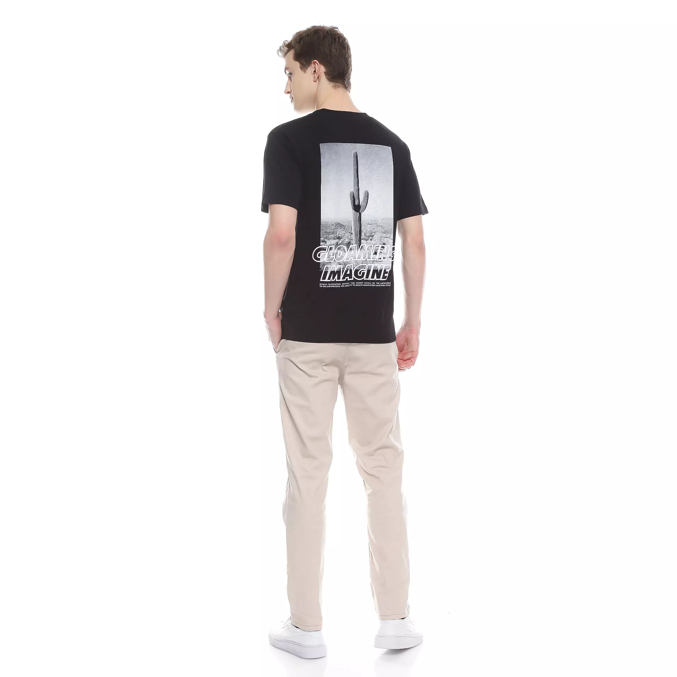 Kaos Design Imagination Hitam Unisex