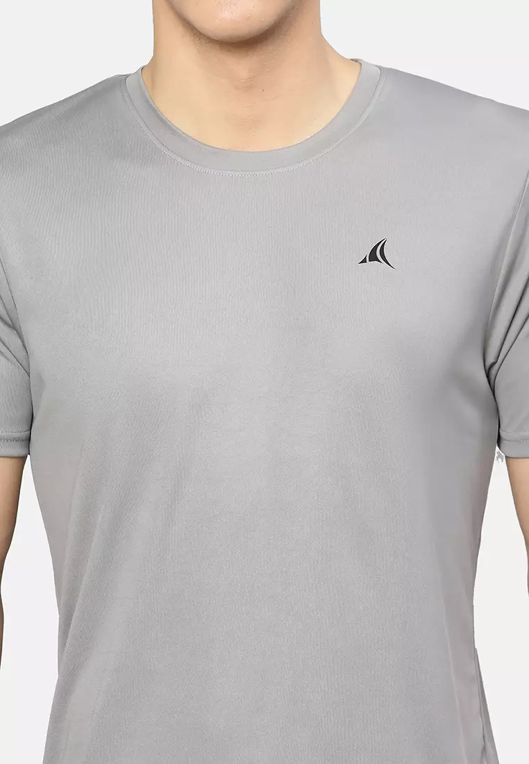 Men's Grey Essential Sports Running Tee