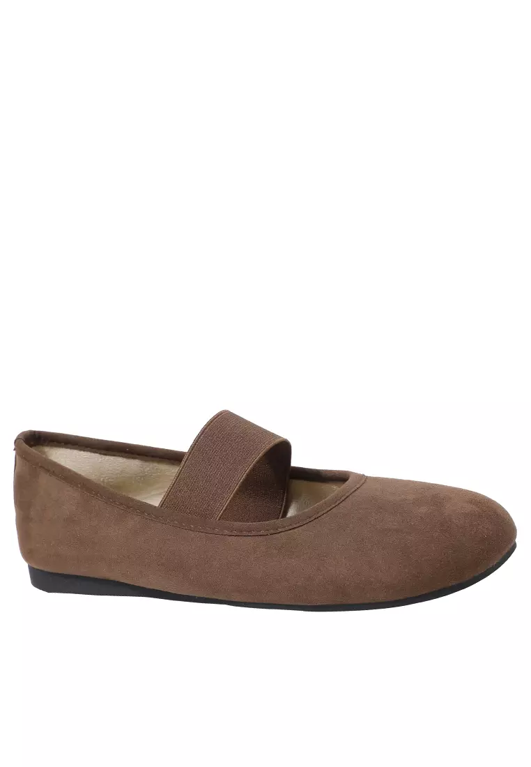 Discount on Twenty Eight Shoes  shoes - SKU: Elastic Strap Suede Mary Jane Shoes WW198-1