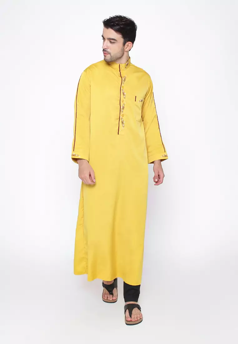 Gamis Pria Alanzo Yellow