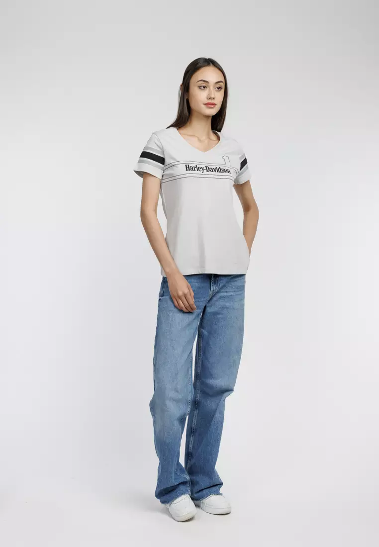 Harley-Davidson #1 Racing Tee with Reflective Stripe