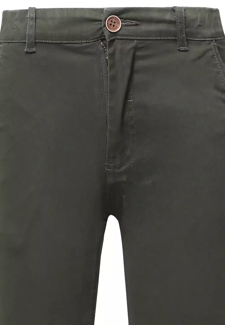 Pito Dito Boy Nikodemus Celana Panjang Katun Anak Hijau Army