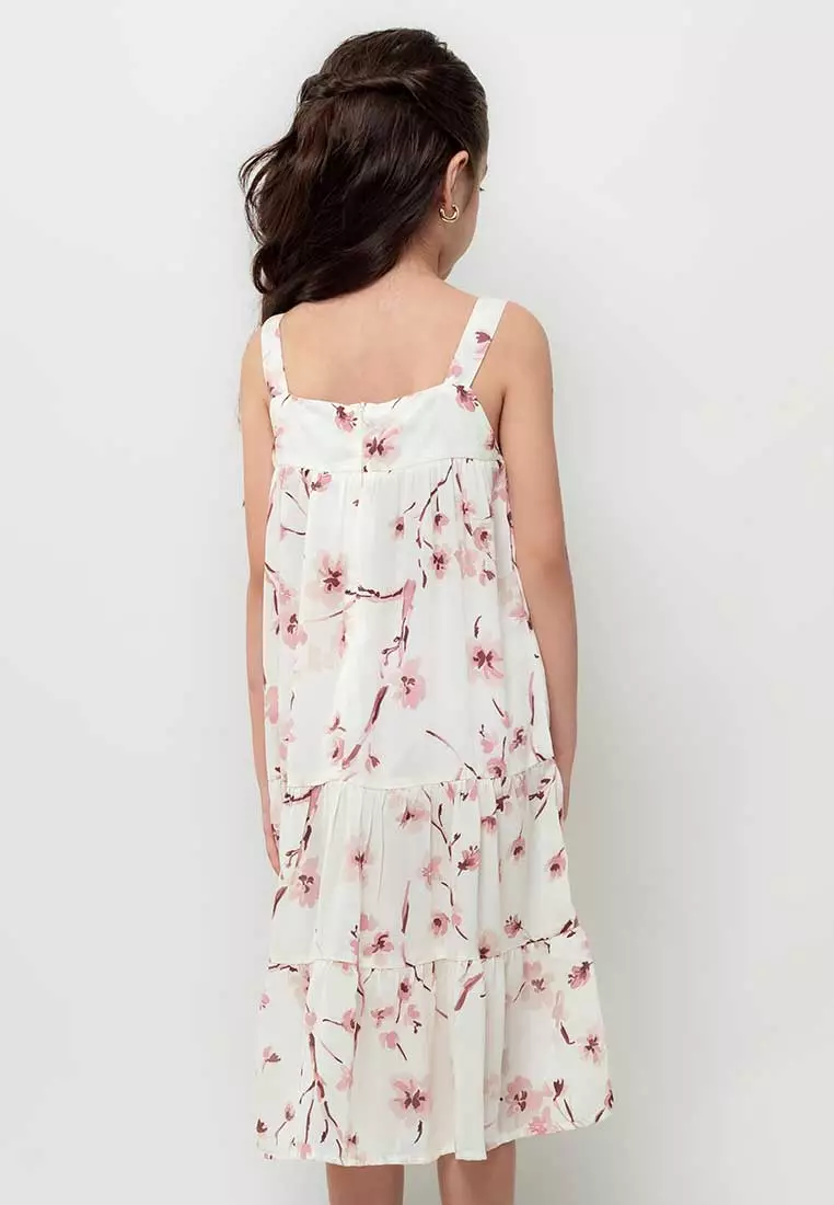 Treehouse Monica Floral Sleeveless  Dress