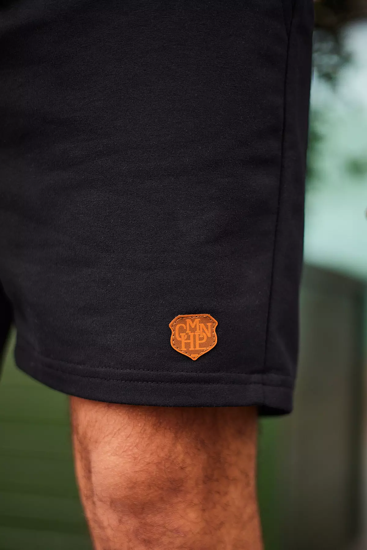 Label Woven Drawstring Shorts