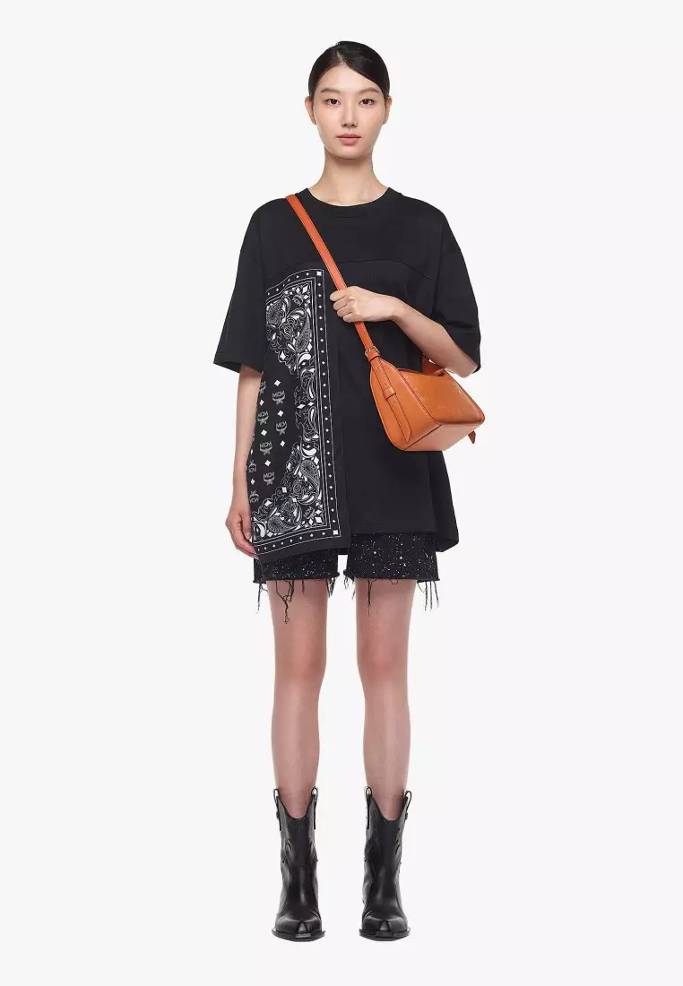 Mcm flap bag discount