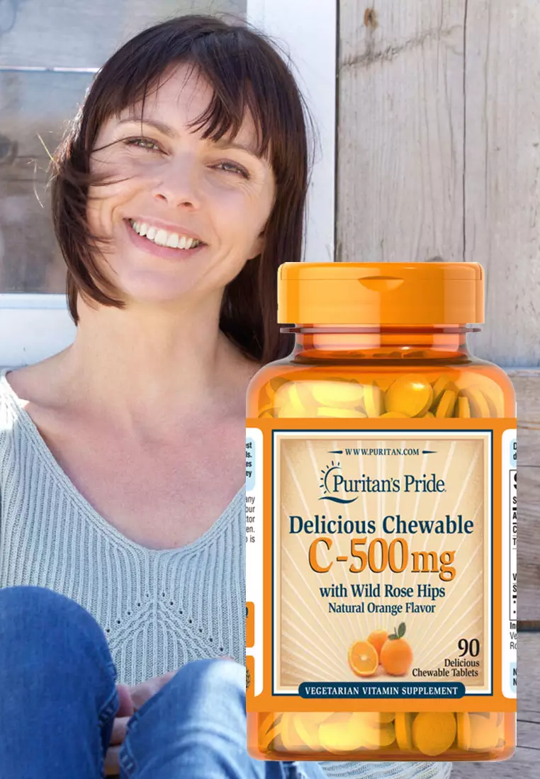 Buy Puritan's Pride Philippines Chewable C-500 with Wild Rose Hips 90 ...