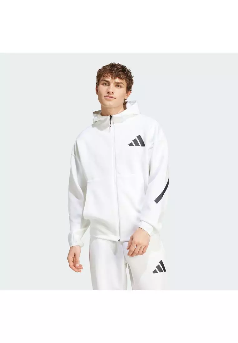adidas ホワイト ジップアップジャケット Buy ADIDAS Z.N.E. Full-Zip Hooded Track Jacket 2026 Online | ZALORA