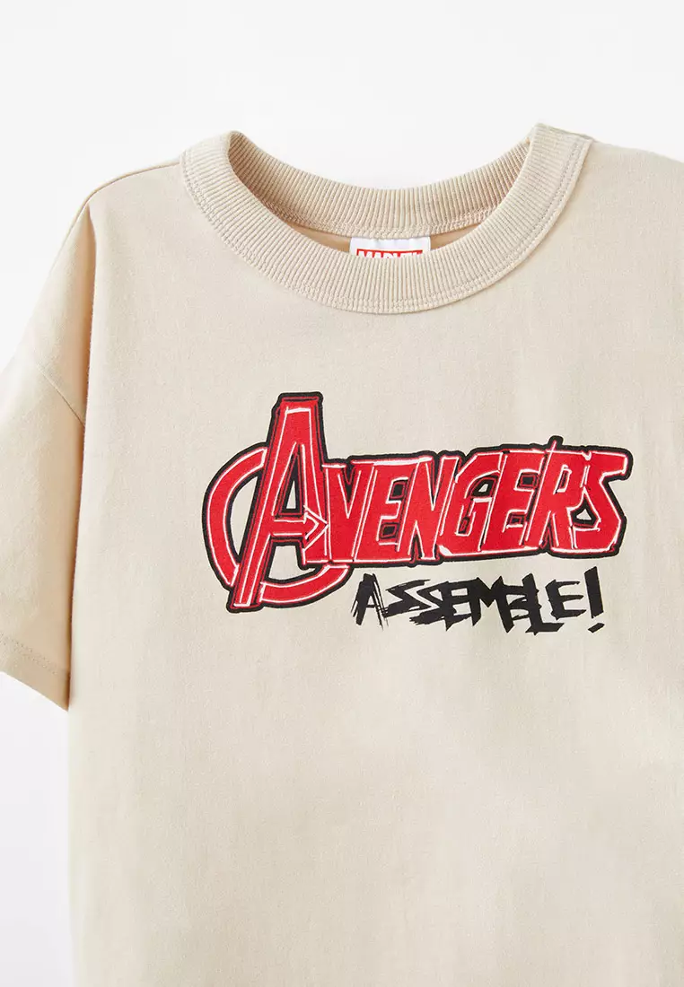 Licensed Drop Shoulder Short Sleeves Tee