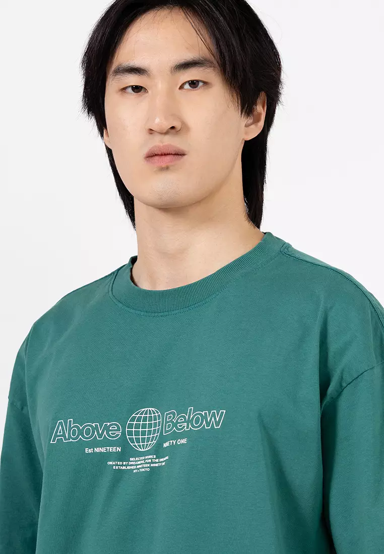 Box Fit Text T-Shirt