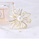 Glamorousky white Fashion Simple Plated Gold Flower Imitation Pearl Brooch 8439FAC303DD92GS_3