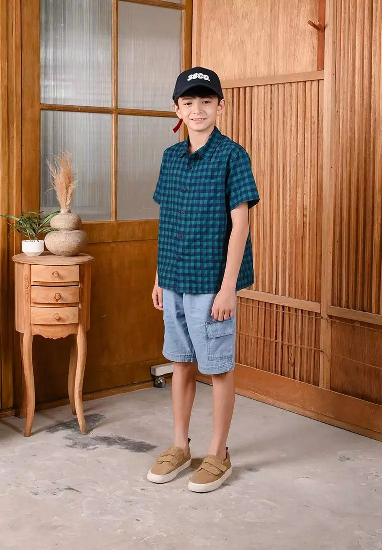 3Second Kids Boy's Short Denim Pants Regular Fit Cotton Denny HP-C010325