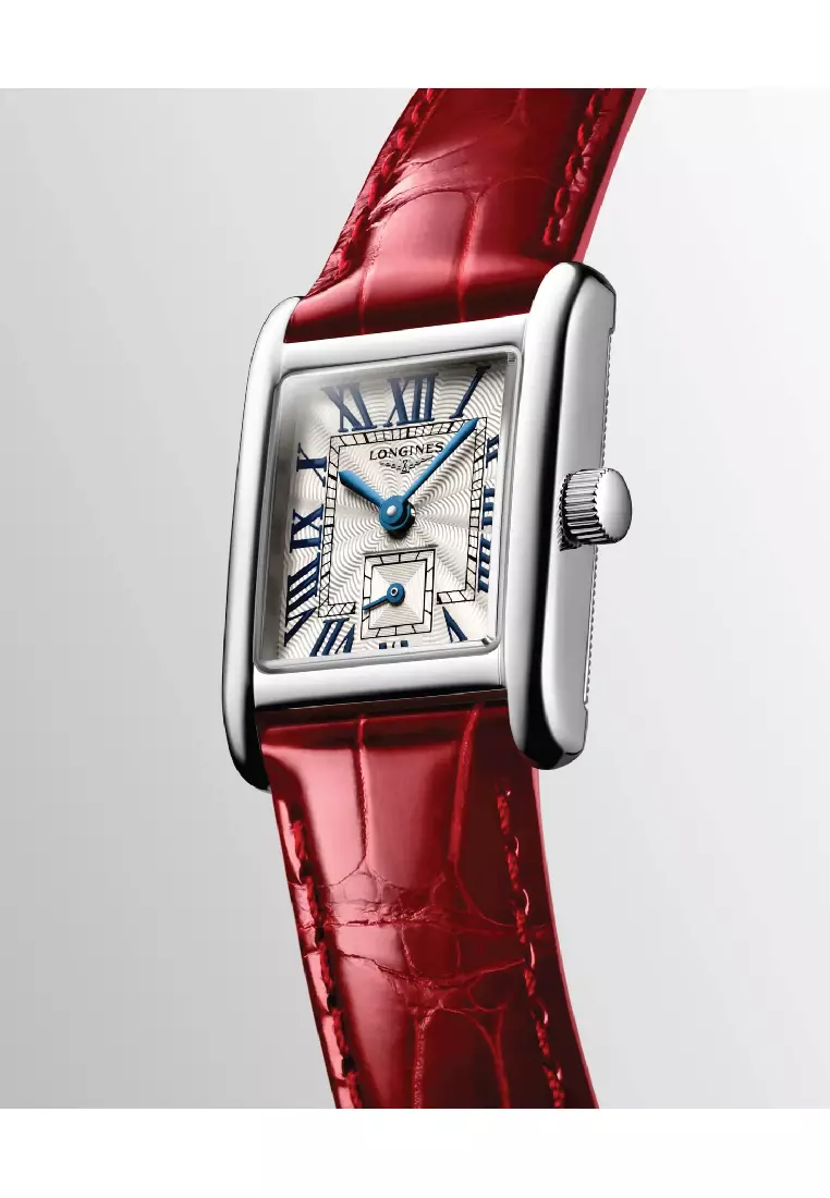 Longines Mini Dolcevita Leather Strap Quartz Women Watch L52004715