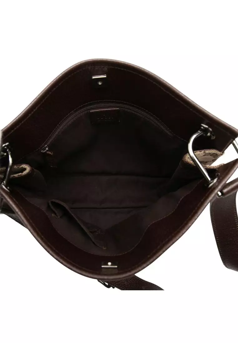 Pre-Loved Gucci Gg Canvas Eclipse Crossbody