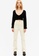 Monki white High Waisted Corduroy Trousers 818C3AAD15C186GS_4