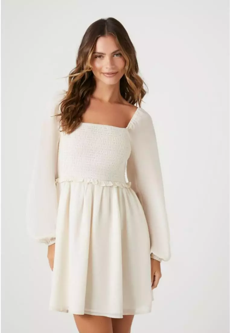 White skater dress forever hot sale 21