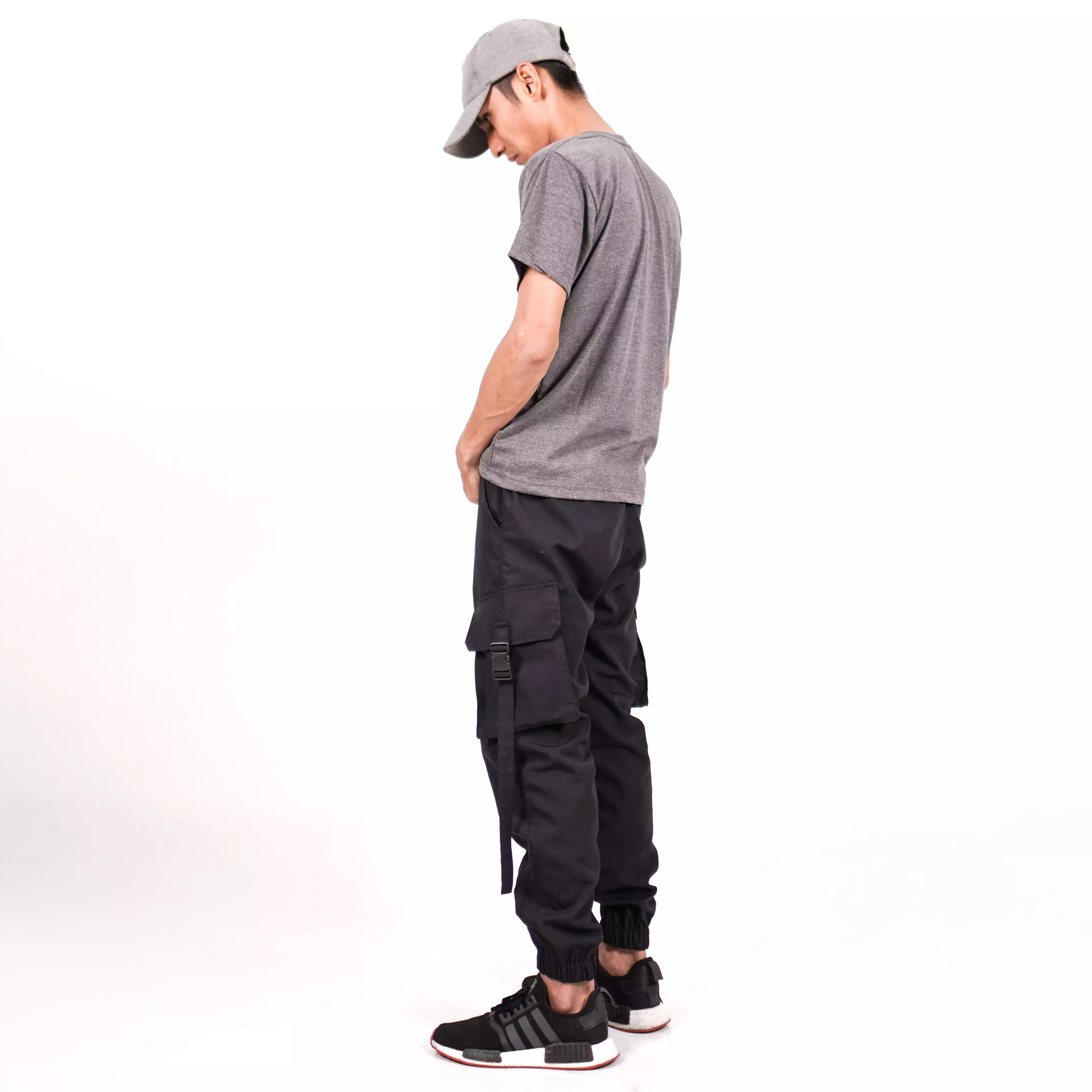 OKECHUKU Arthur Celana Hypebeast Celana Cargo Jogger Cargo Pants Pria
