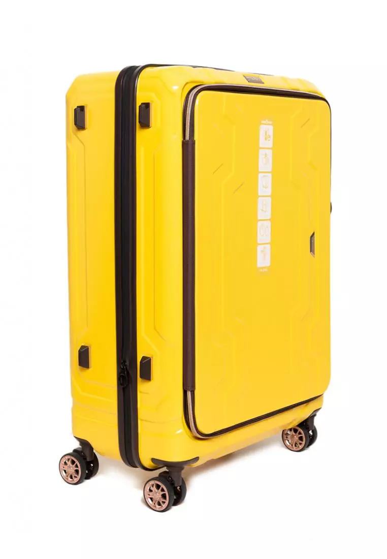 Buy LEGEND WALKER Blue Whale 520566 Yellow (Zipper Type) TSA luggage