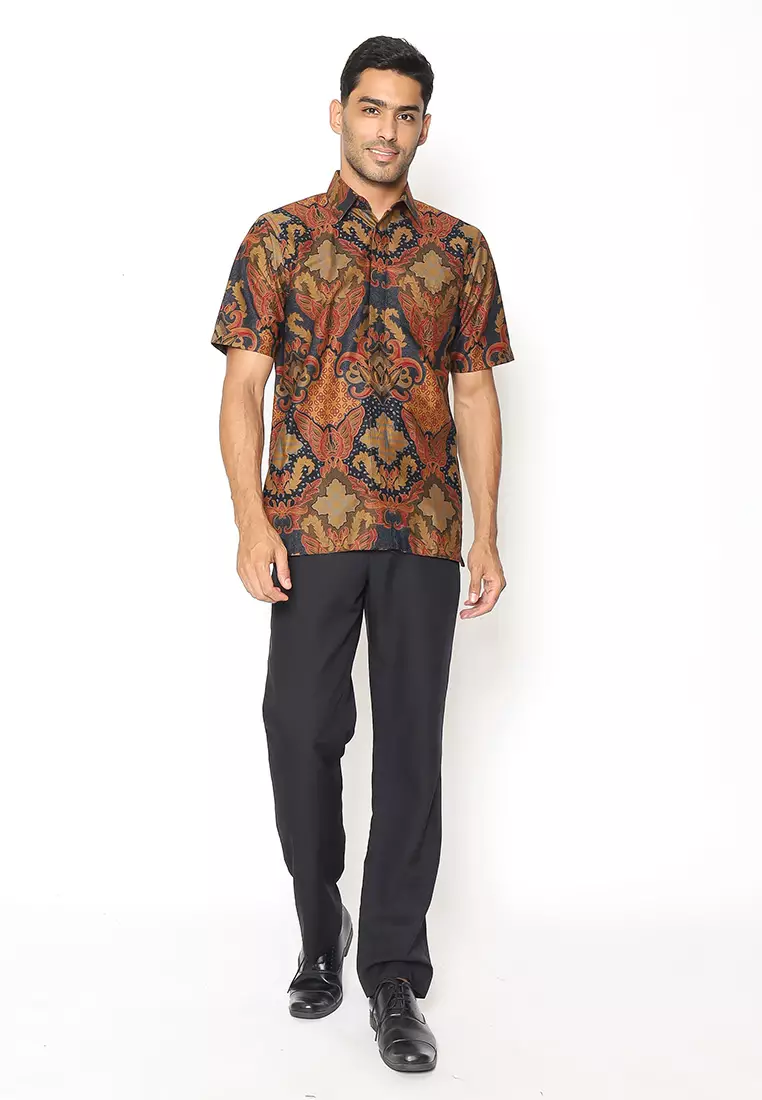Hadinata Batik Pria Kemeja Pendek Karna Kalyani