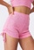 Cotton On Body pink The Ruched Bed Shorts 32623AAC34D241GS_3