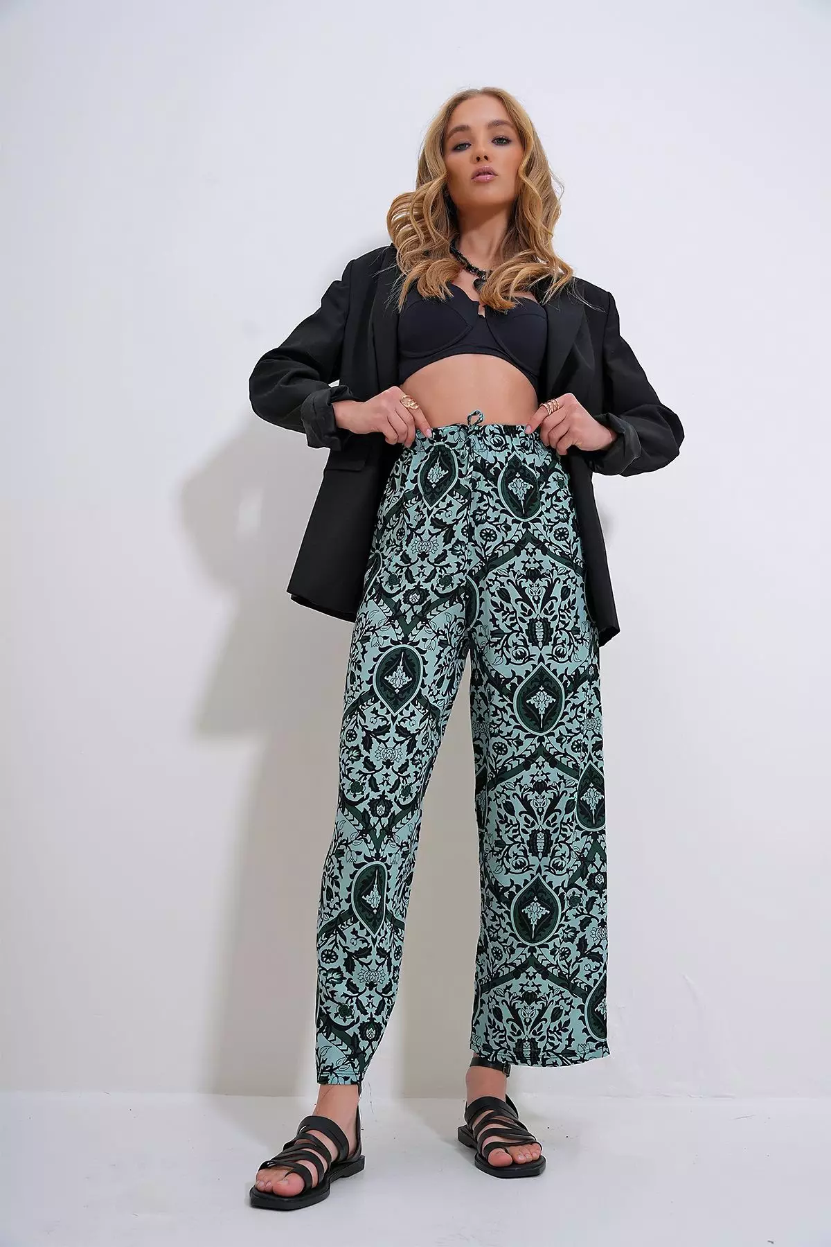Ethnic Patterned Pants