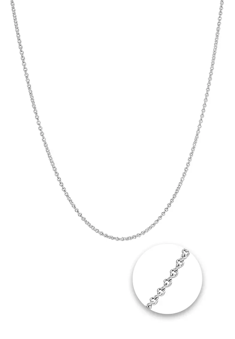 HABIB 375/9K White Gold Necklace 040 GDS 375WG
