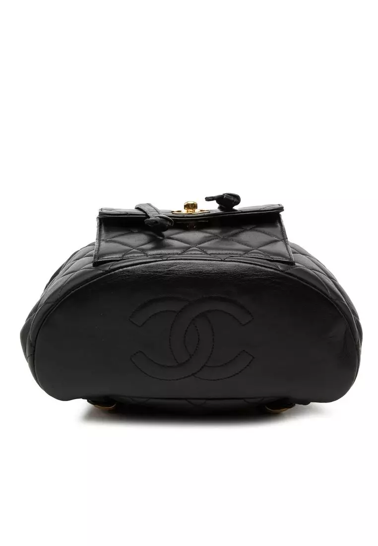 Pre-Loved Chanel Medium Quilted Lambskin Duma Backpack