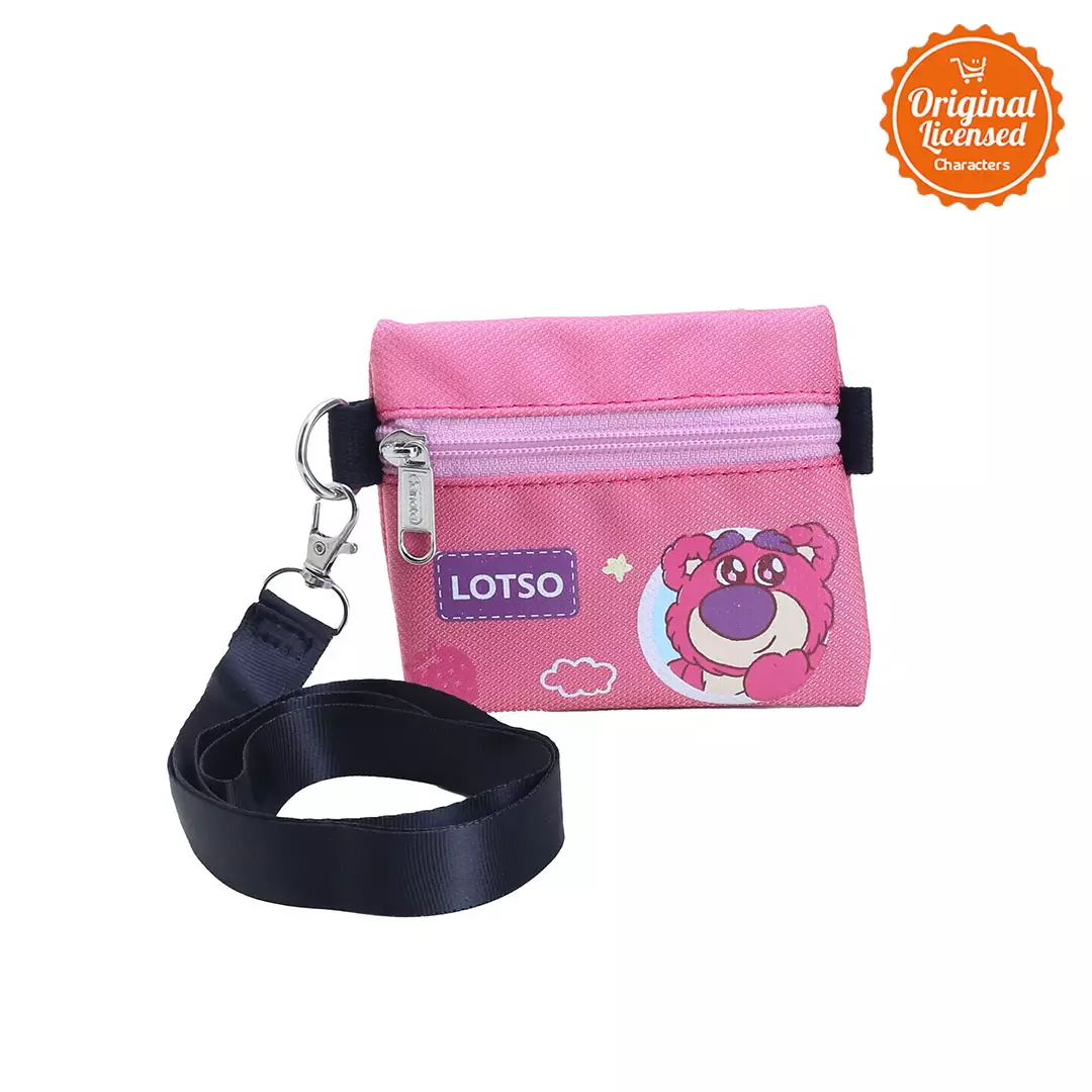Jual Character-Land Lotso Tas Anak Panama Pouch 12x10x1 cm