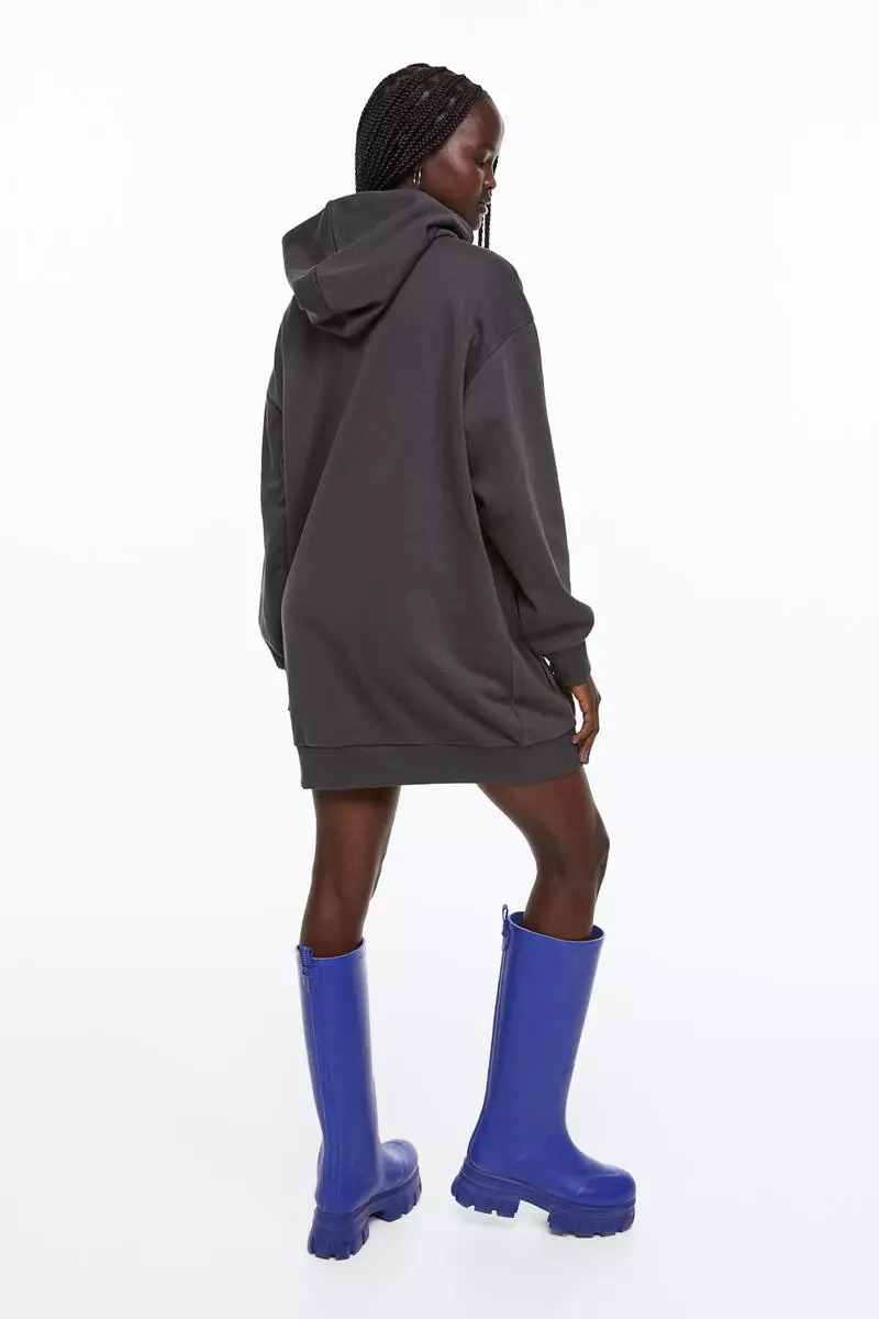 Hooded pullover on sale dress