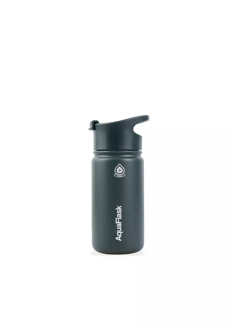 14oz Graphite Wide Mouth Water Bottle