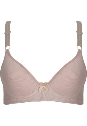 Shades Spots Full Cup Bra-Brown