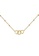 ZITIQUE gold Women's Three Interlocking Rings Necklace - Gold 87939ACD1B46E6GS_1