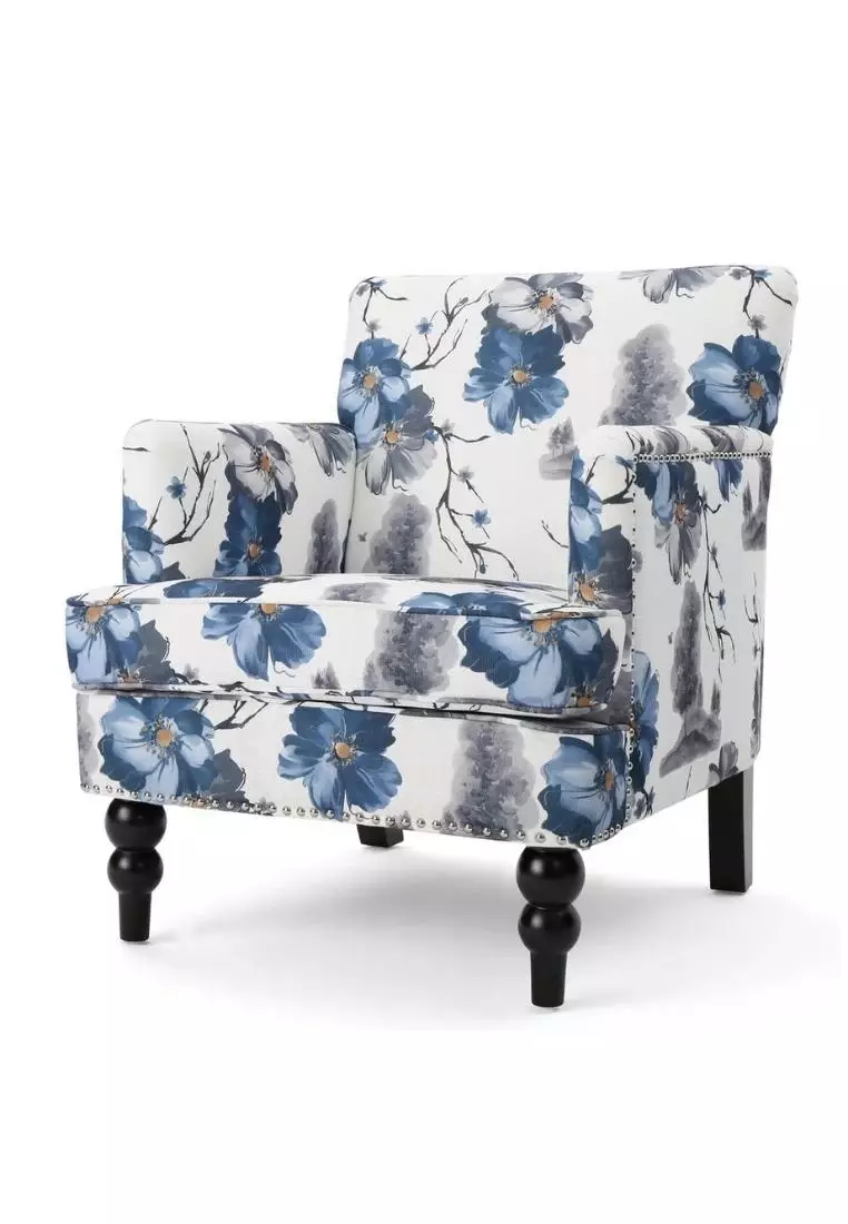 Floral store club chair