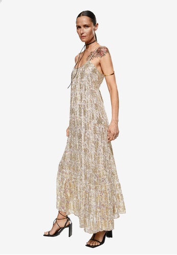 Buy Mango Lurex Floral Dress 2023 Online | ZALORA Singapore