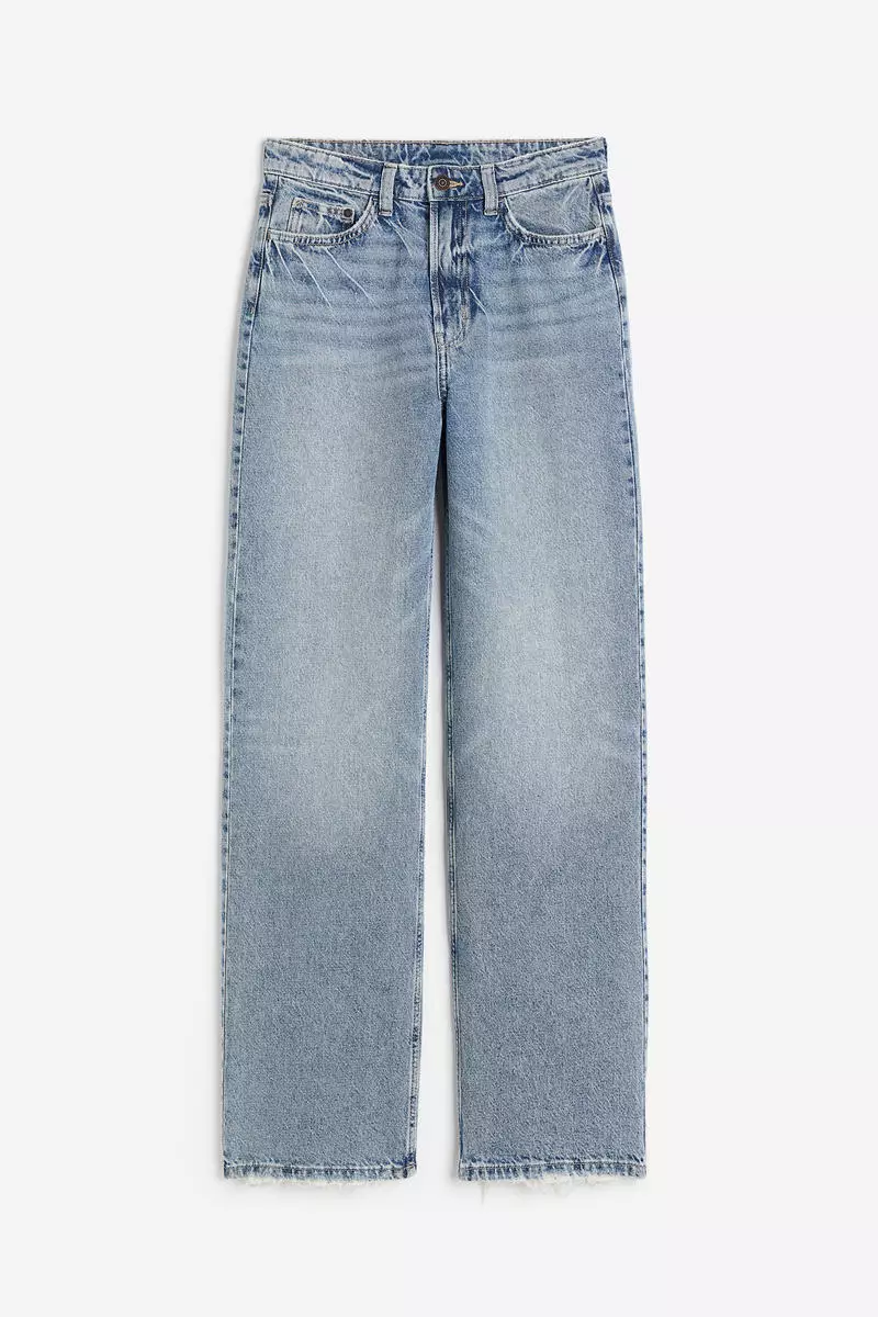Buy H&M Wide Ultra High Jeans 2025 Online ZALORA