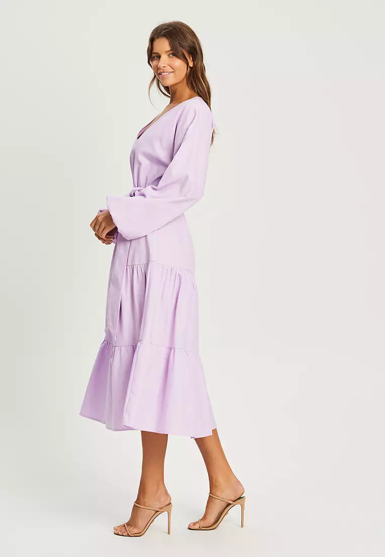 Buy Tussah Remie Midi Dress Online | ZALORA Malaysia