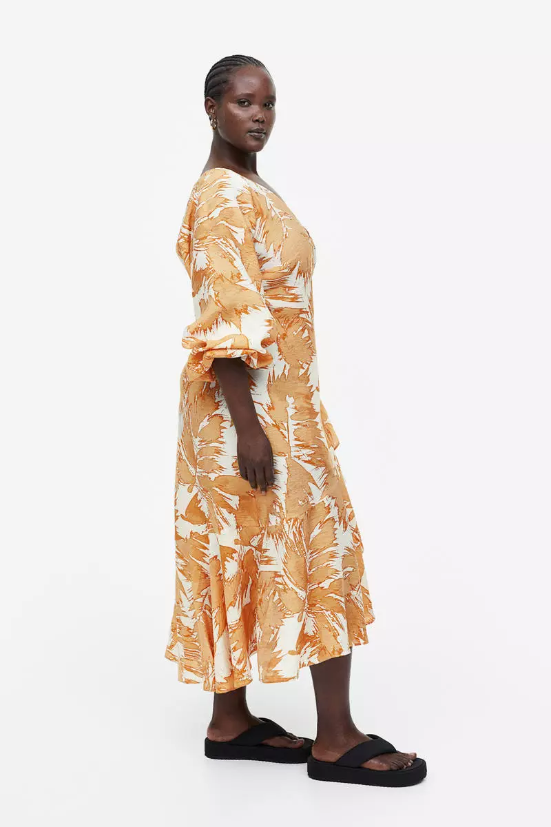 Maxi wrap dress