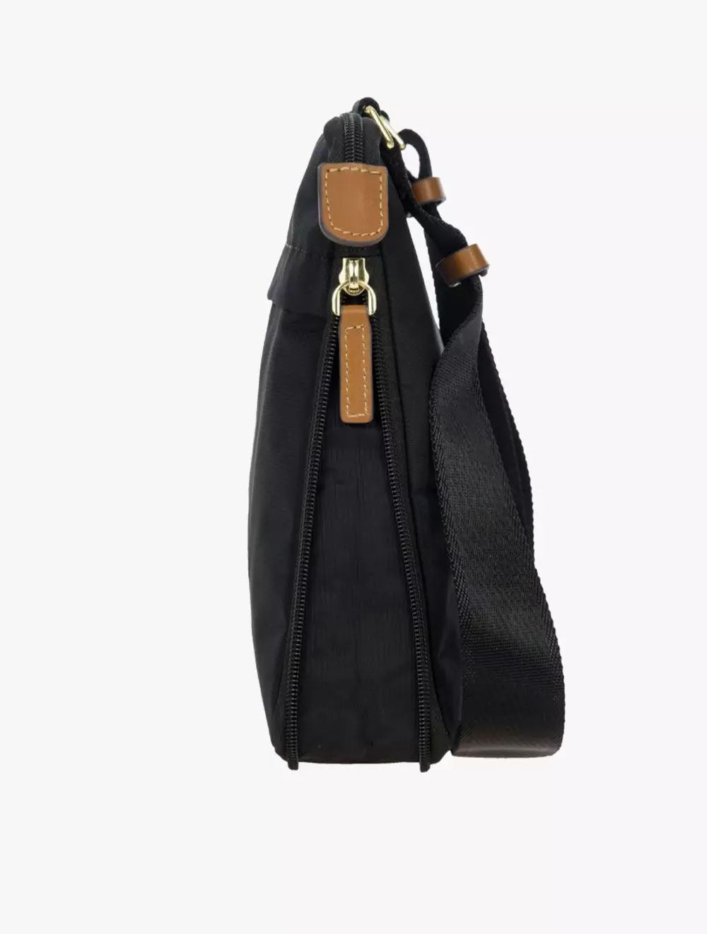 Bric's Expandable Shoulder Bag - Black - Black
