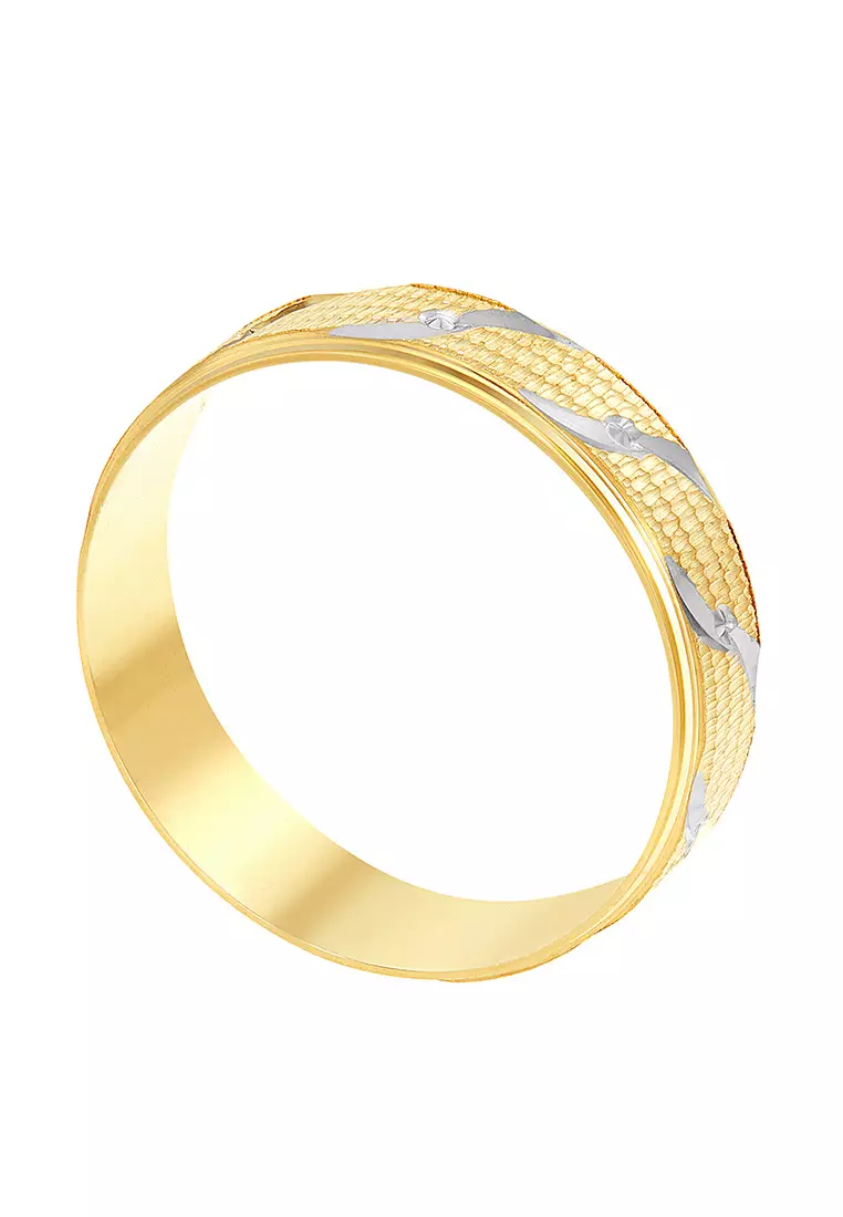 HABIB 375/9K Yellow and White Gold Ring WAA984