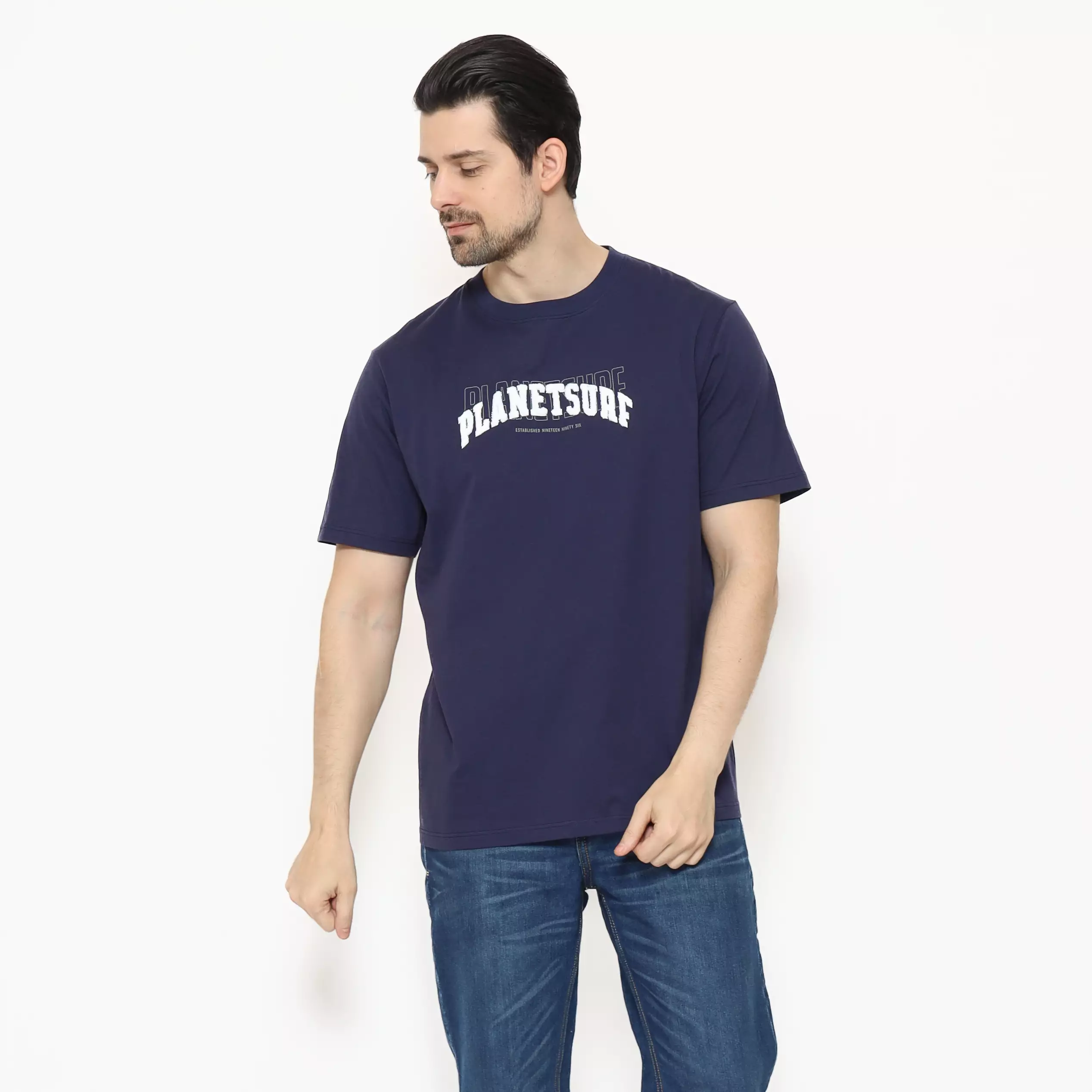 Planet Surf Clothing Kaos lengan pendek Pria Sienna  Planet Surf