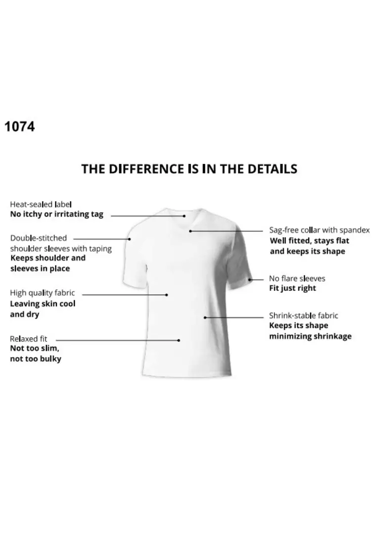Jockey® ZONE Cotton V-Neck Men's T-Shirt