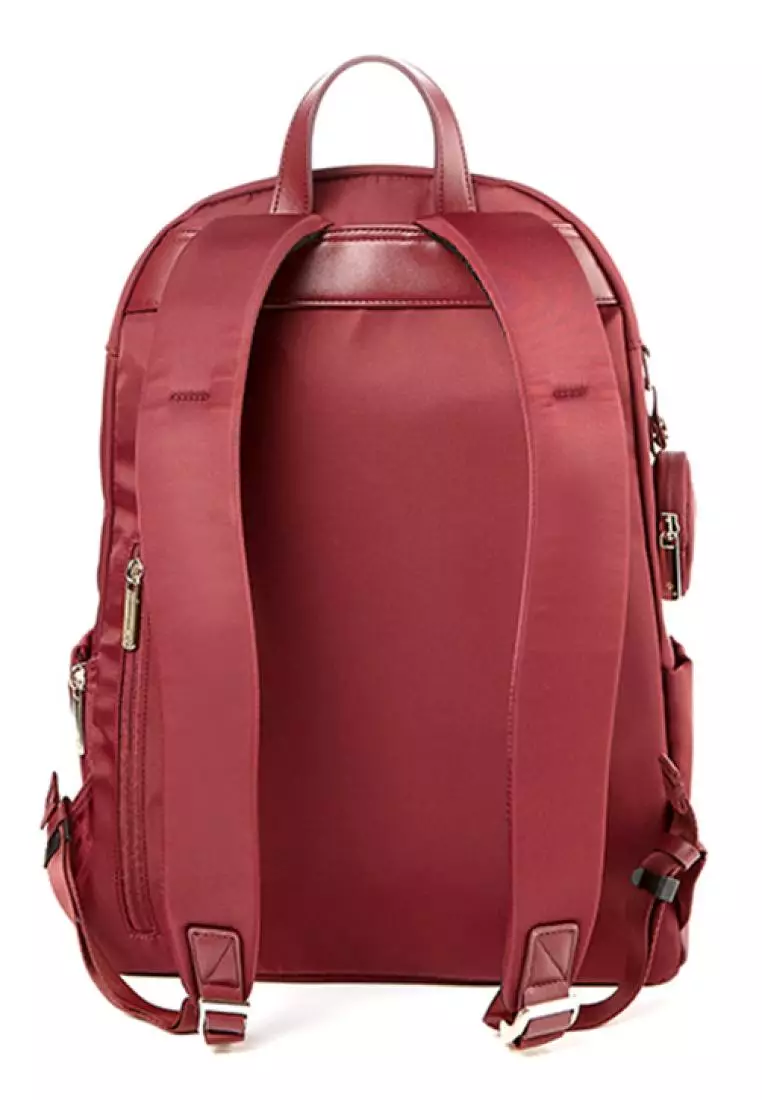 Red sales backpack purse