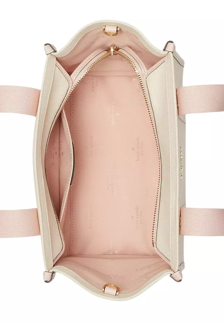 Kip Canvas Small Tote - Rose Smoke