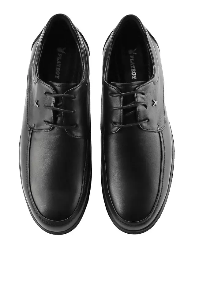 PLAYBOY Sepatu Pria Formal JOHNSON (LACE) In Black PH3481BK