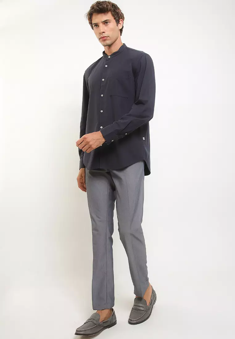 AS Kemeja Koko Lengan Panjang